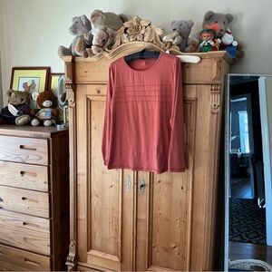 Rust Long Sleeve Top